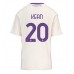 Fiorentina Moise Kean #20 Bortedrakt 2025-26 Korte ermer